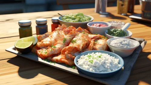 Delicious Enchiladas: Culinary Art on Wooden Table