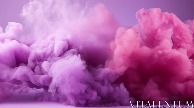 Colorful Abstract Smoke Cloud Art AI Image