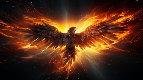 Majestic Phoenix Rising - Digital Art