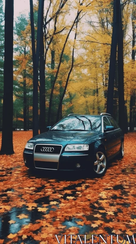 Autumn Forest Audi: A Captivating Blend of Elegance and Nature AI Image