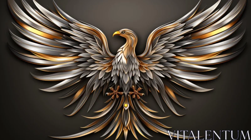 AI ART Majestic Phoenix Rising from Ashes - Symbol of Hope and Renewal
