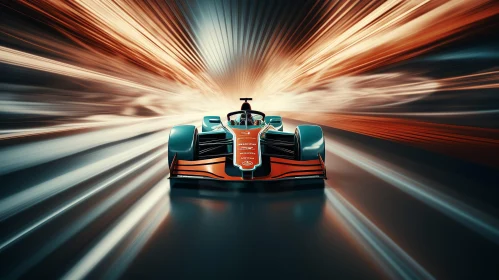 Fast-paced Formula 1 Car Racing Image