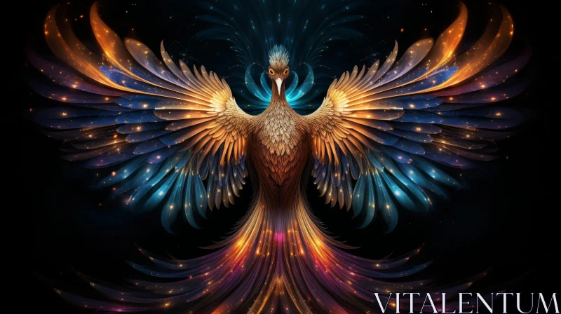 Majestic Phoenix Artwork - Symbol of Hope and Renewal AI Image