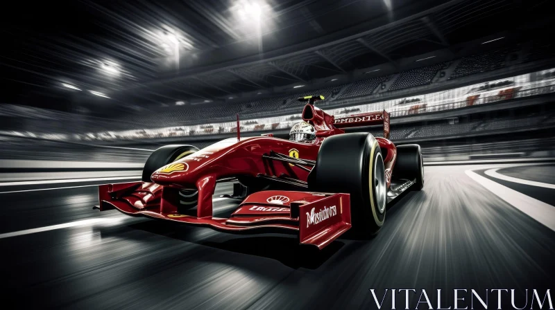 AI ART Fast-paced Formula 1 Racing Action on Track