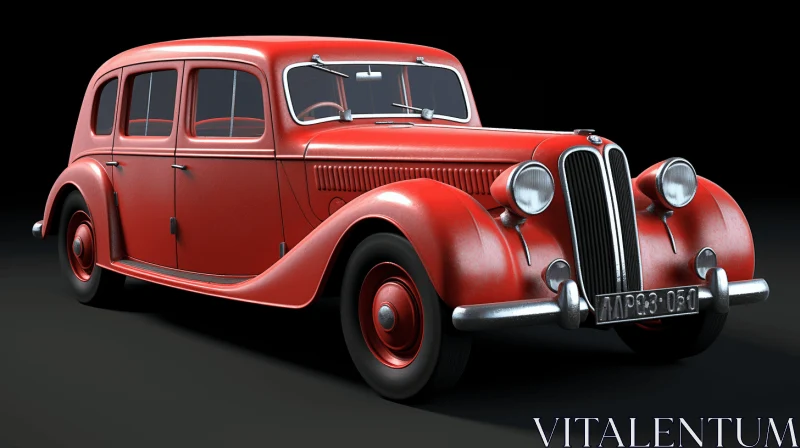 Hyper-Detailed Rendering of a BMW 328i from 1931 AI Image