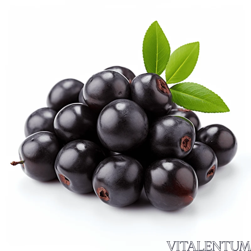 Blackcurrant Berries - Playful Yet Dark | Glossy Finish AI Image