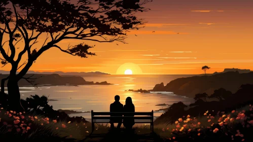 Tranquil Sunset Ocean View