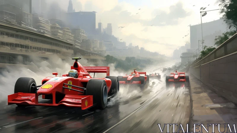 Exciting Formula 1 City Race | Speed and Thrills AI Image