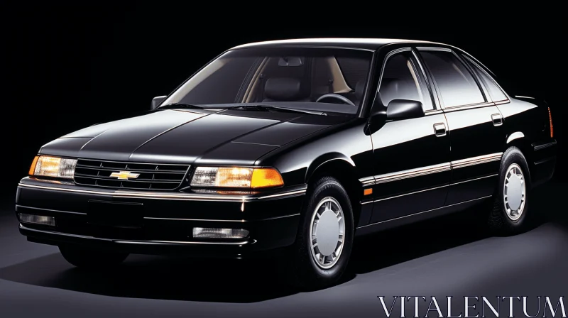 1992 Chevrolet Impala SS - Distinctive Character Design in Noir Style AI Image