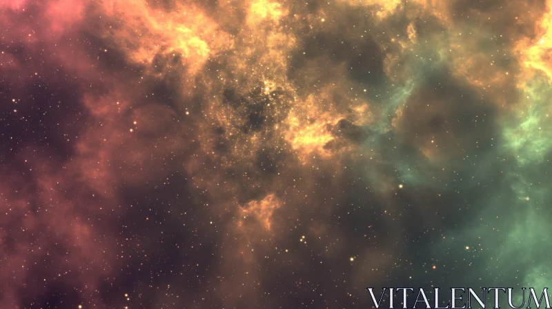 Enigmatic Nebula: A Captivating Space Art AI Image