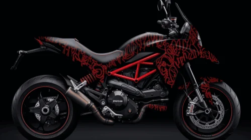 Graffiti Motorcycle: A Fusion of Art and Rebellion