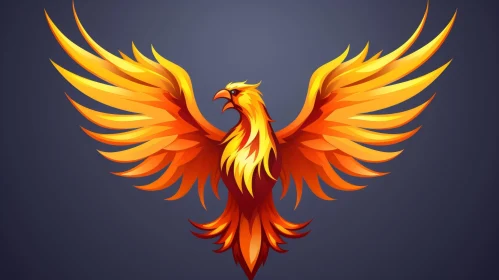 Majestic Phoenix Illustration - Symbol of Hope and Renewal