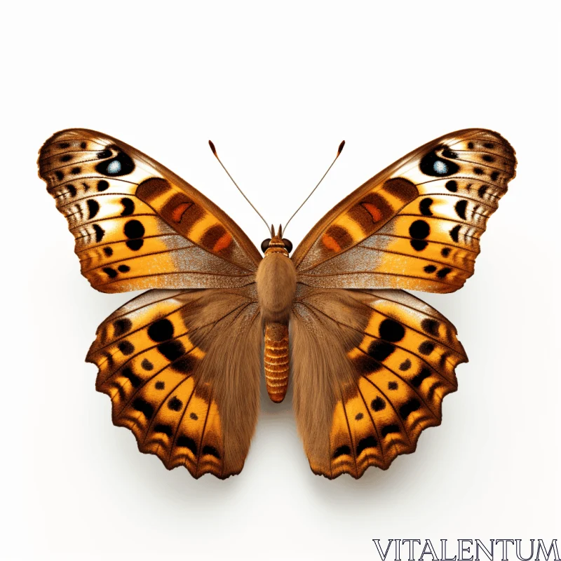Innovative 3D Rendered Butterfly Design AI Image