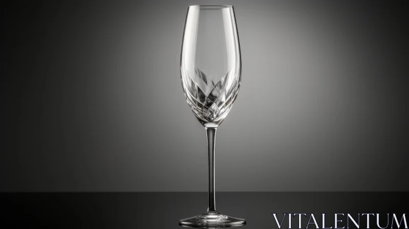 Champagne Flute Glass Photography: Elegant and Captivating AI Image