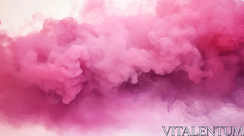 Colorful Pink and Purple Smoke Photography AI Image