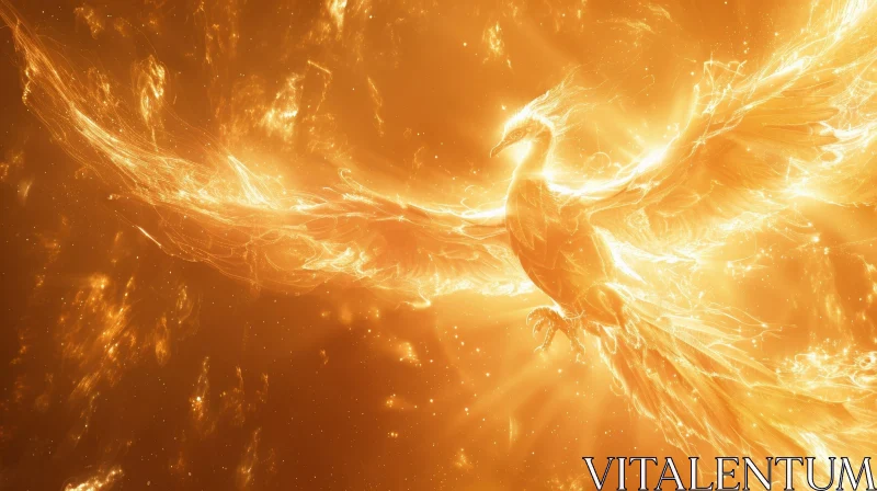 Majestic Phoenix: Symbol of Hope and Renewal AI Image
