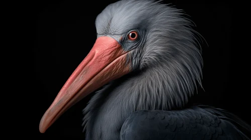 Grey Bird with Red Eyes: A Study in Precisionist Art and Bioluminescence