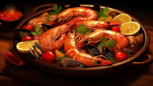 Delicious Seafood Bowl Photograph