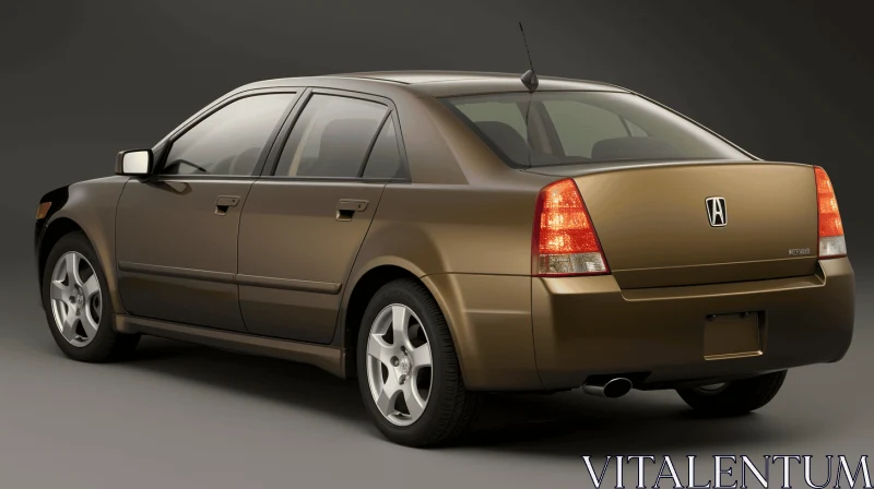 2009 Pontiac FI - Realistic Hyper-Detailed Rendering in Dark Beige AI Image