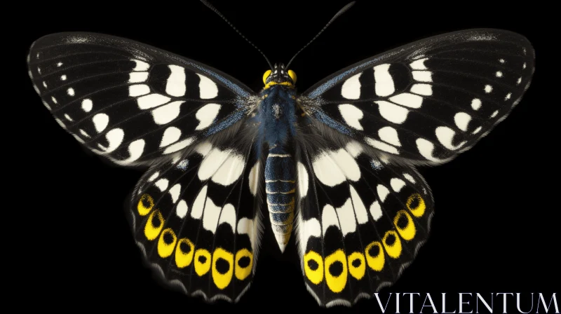 Renaissance-Inspired Chiaroscuro Butterfly - Graphic Art AI Image