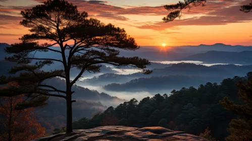 Majestic Mountain Sunrise - Serene Landscape Photography