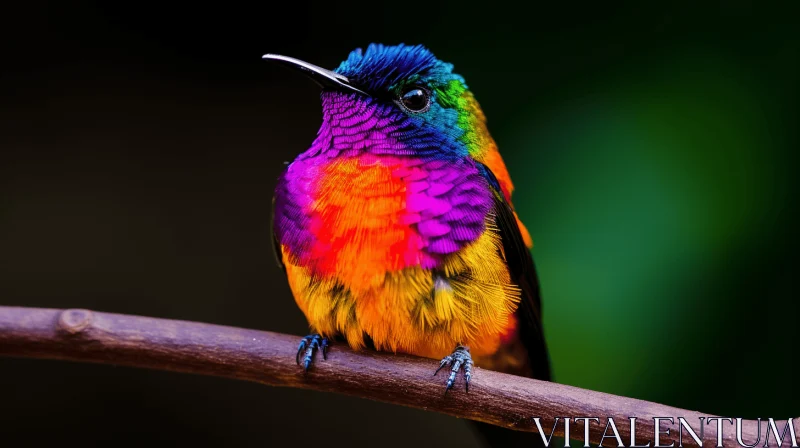 Colorful Hummingbird Artwork: A Display of Guatemalan Artistry