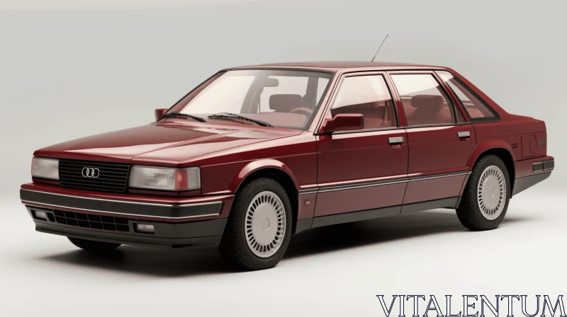 Luxurious Audi Estate Car from 1990 | Realistic and Detailed Rendering AI Image