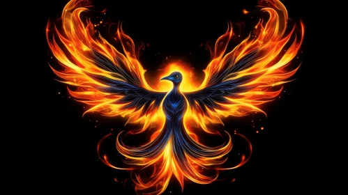 Majestic Phoenix Rising: Symbol of Hope and Renewal
