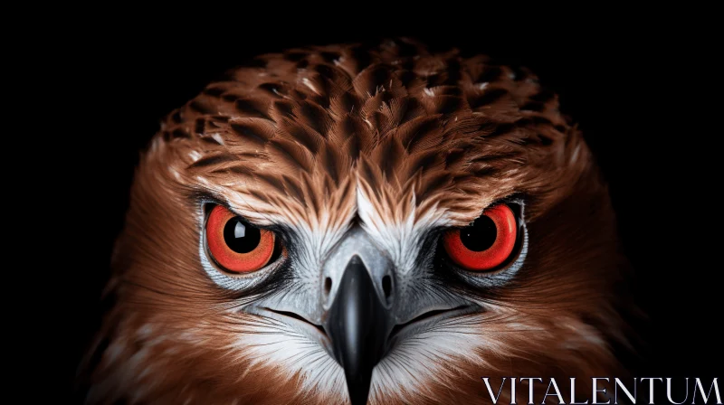 Captivating Digital Art Illustration of a Hawk AI Image