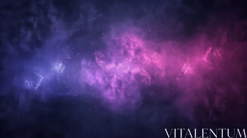 AI ART Enigmatic Nebula: Interstellar Cloud in Milky Way Galaxy