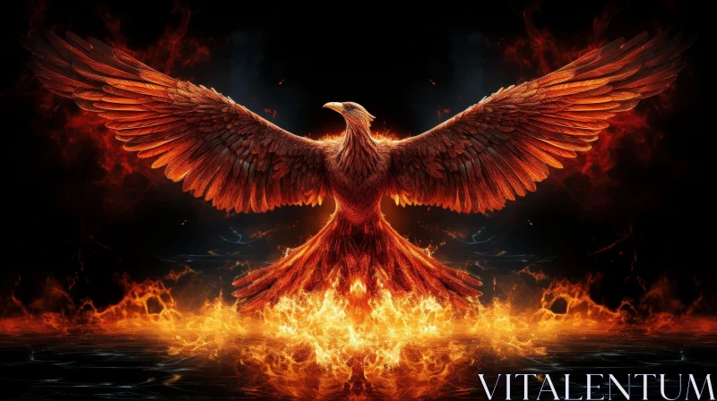Phoenix Rising - Symbol of Hope and Renewal AI Image