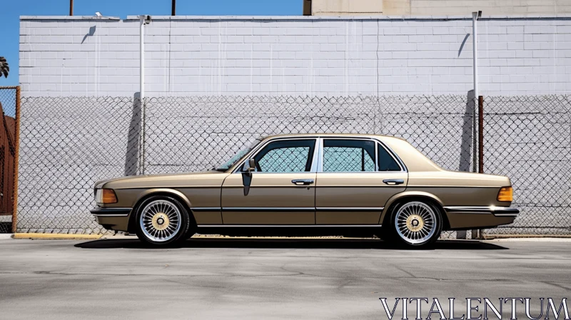 Vintage Mercedes 330s: A Glimpse into Hip-Hop Culture and Industrial Design AI Image