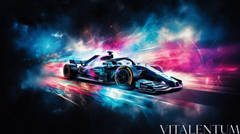 AI ART Exciting Formula 1 Car Racing Image