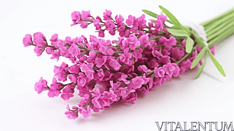Artificial Flower Collection: Orchids, Lilacs and Lily Wreaths AI Image