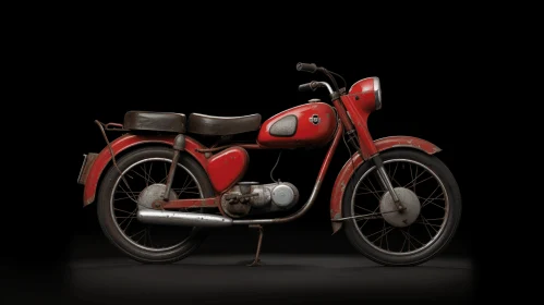 Vintage Motorcycle and Retro Scooter Art | Photorealistic Renderings