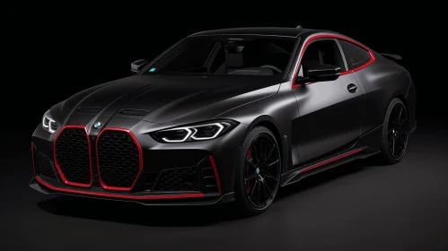 Experience the Allure of the New BMW M Series in Striking Black and Red