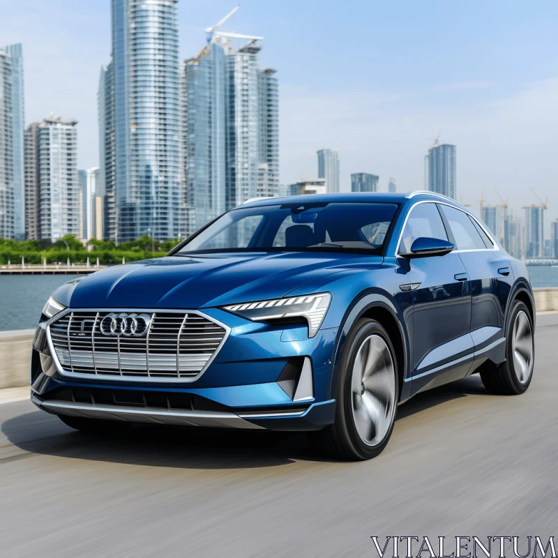 Discover the Audi EQ: A Masterpiece of Electric Mobility AI Image