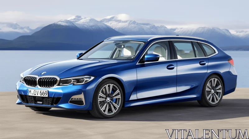 Discover the Stunning 2019 BMW 3 Series Touring Wagon Artwork AI Image
