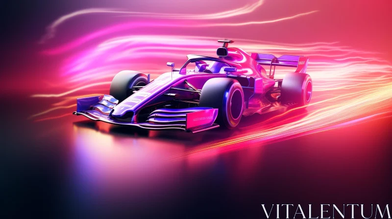 Formula 1 Racing Car Speed Motion AI Image