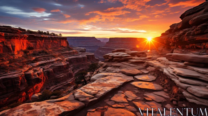 Canyonlands National Park Sunrise Landscape AI Image
