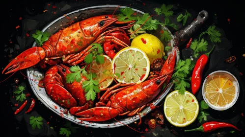 Delicious Crawfish Bowl - Digital Painting