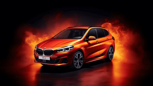BMW X1 Active Tourer - Dramatic Shadows and Vibrant Futurism