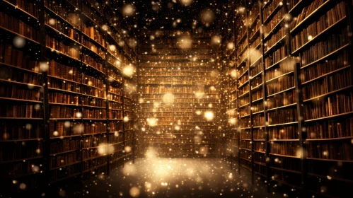 Enigmatic Library of Ancient Books and Magic
