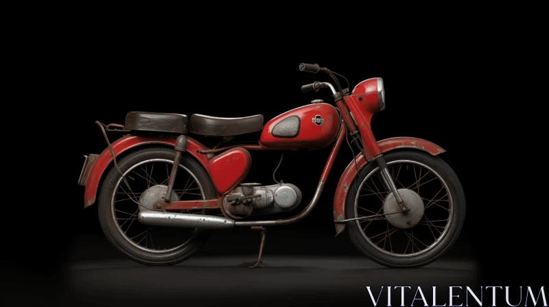 Vintage Motorcycle and Retro Scooter Art | Photorealistic Renderings AI Image