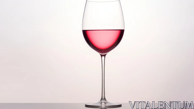 Elegant Wine Glass Photography AI Image