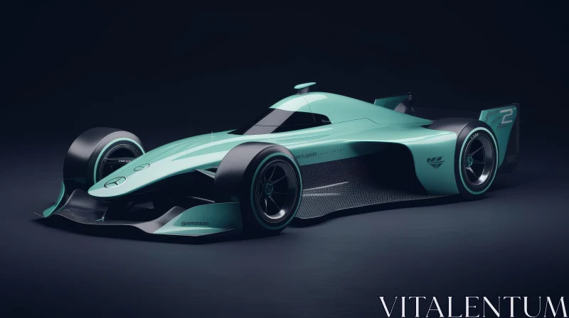 Sleek Future Formula 1 Car - Exciting Racing Experience AI Image