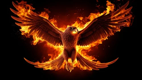 Majestic Phoenix Rising - Symbol of Hope and Renewal