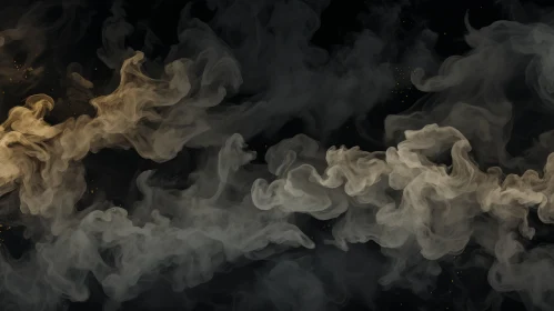 Intriguing Dark Smoke with Glowing Center Image