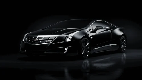 Captivating Black Cadillac CTS Concept: Bold Outlines and Electric Color
