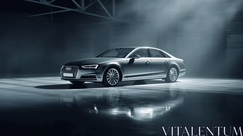 Dark and Elegant Audi S8 Saloon | Captivating Photorealistic Composition AI Image